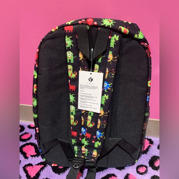 Monster Toddler & Preschool Backpack NWT - Picture 5 of 9